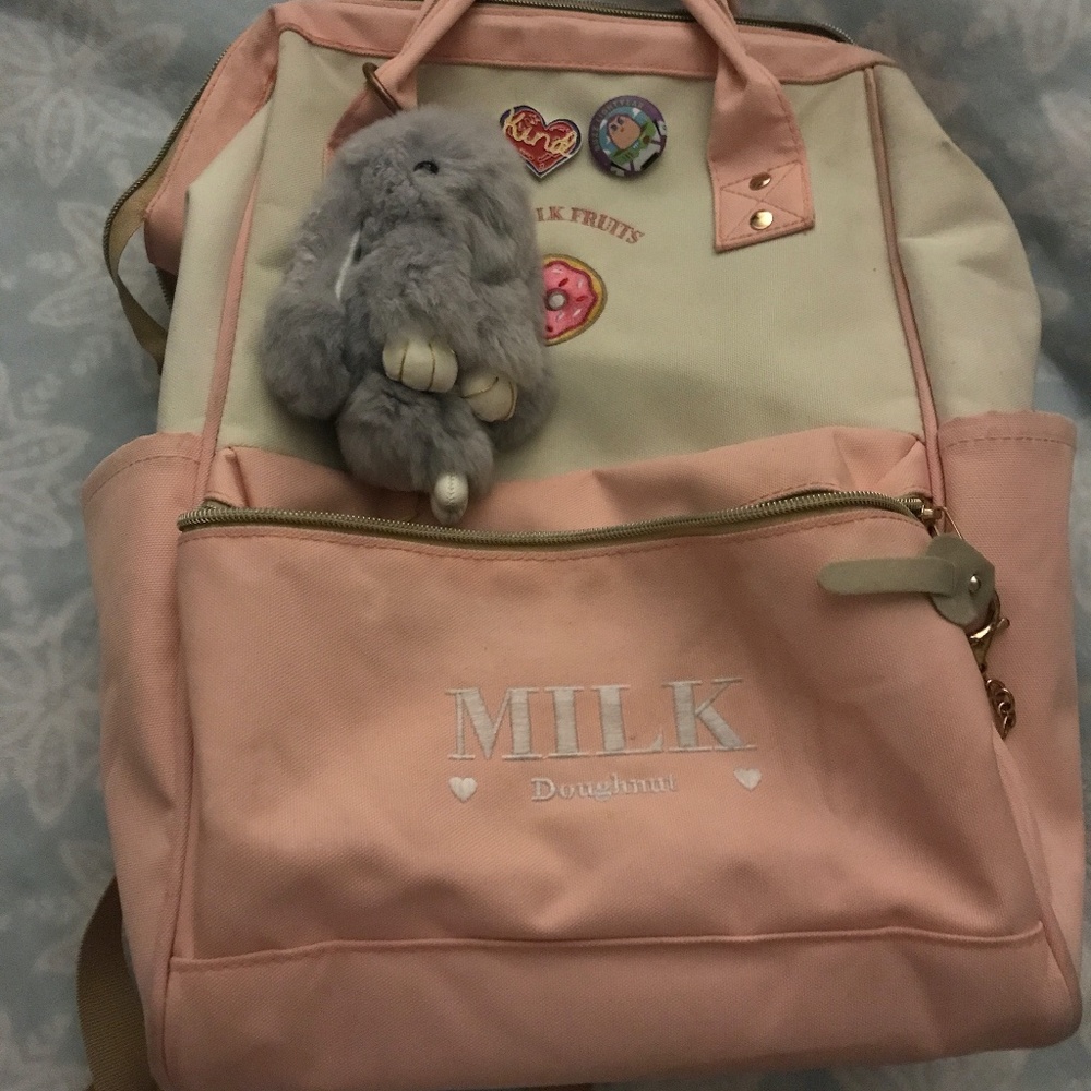 Kawaii Pastel Pink Backpack